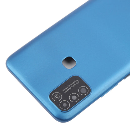 For Infinix Hot 10 Play Original Battery Back Cover(Blue)