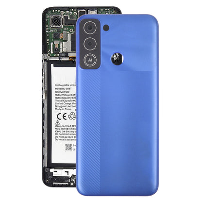 For Tecno Pop 5 LTE Original Battery Back Cover(Blue)