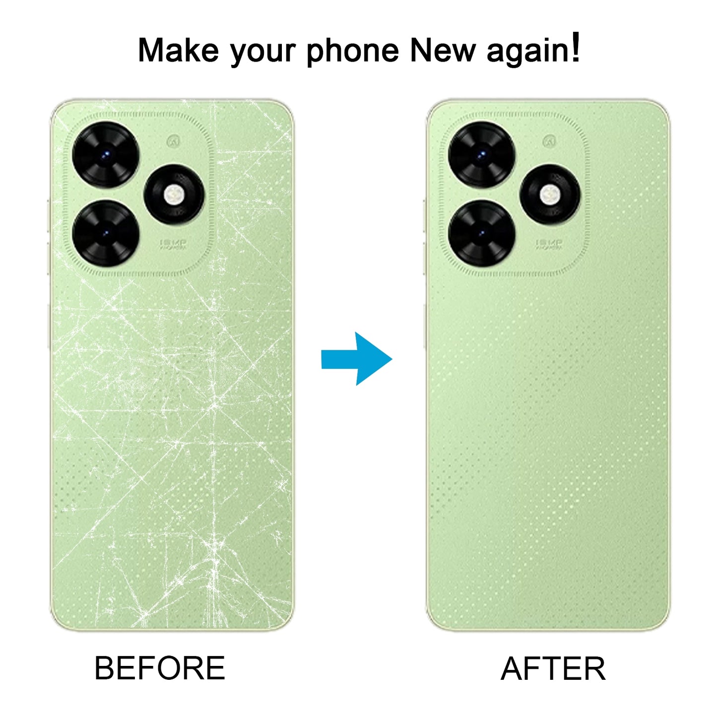 For Tecno Spark Go 2024 Original Battery Back Cover(Black)
