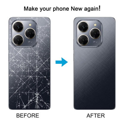 For Tecno Spark 20 Pro Original Battery Back Cover (Blue)