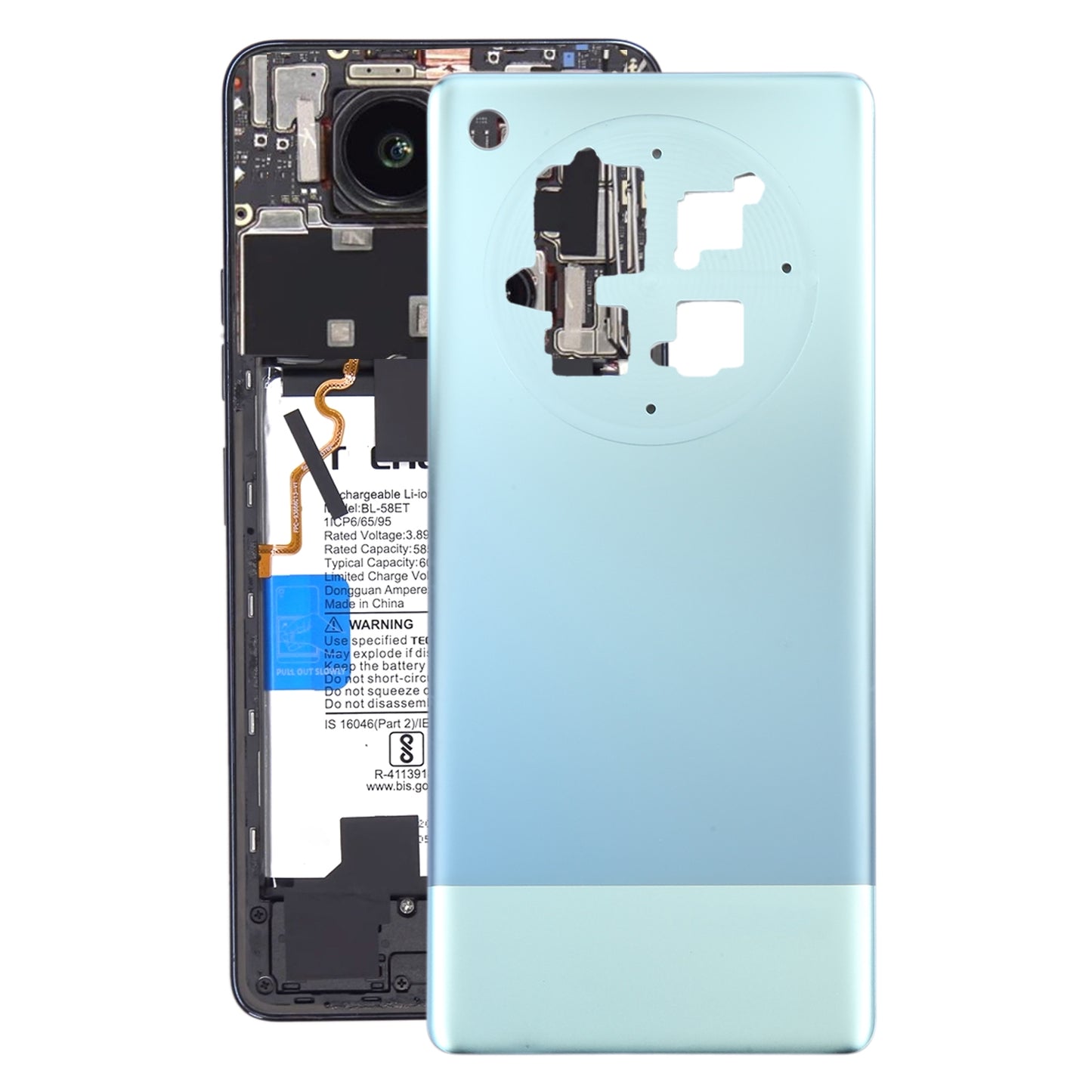 For Infinix Zero 40 4G X6860 Original Battery Back Cover(Frosted Green)