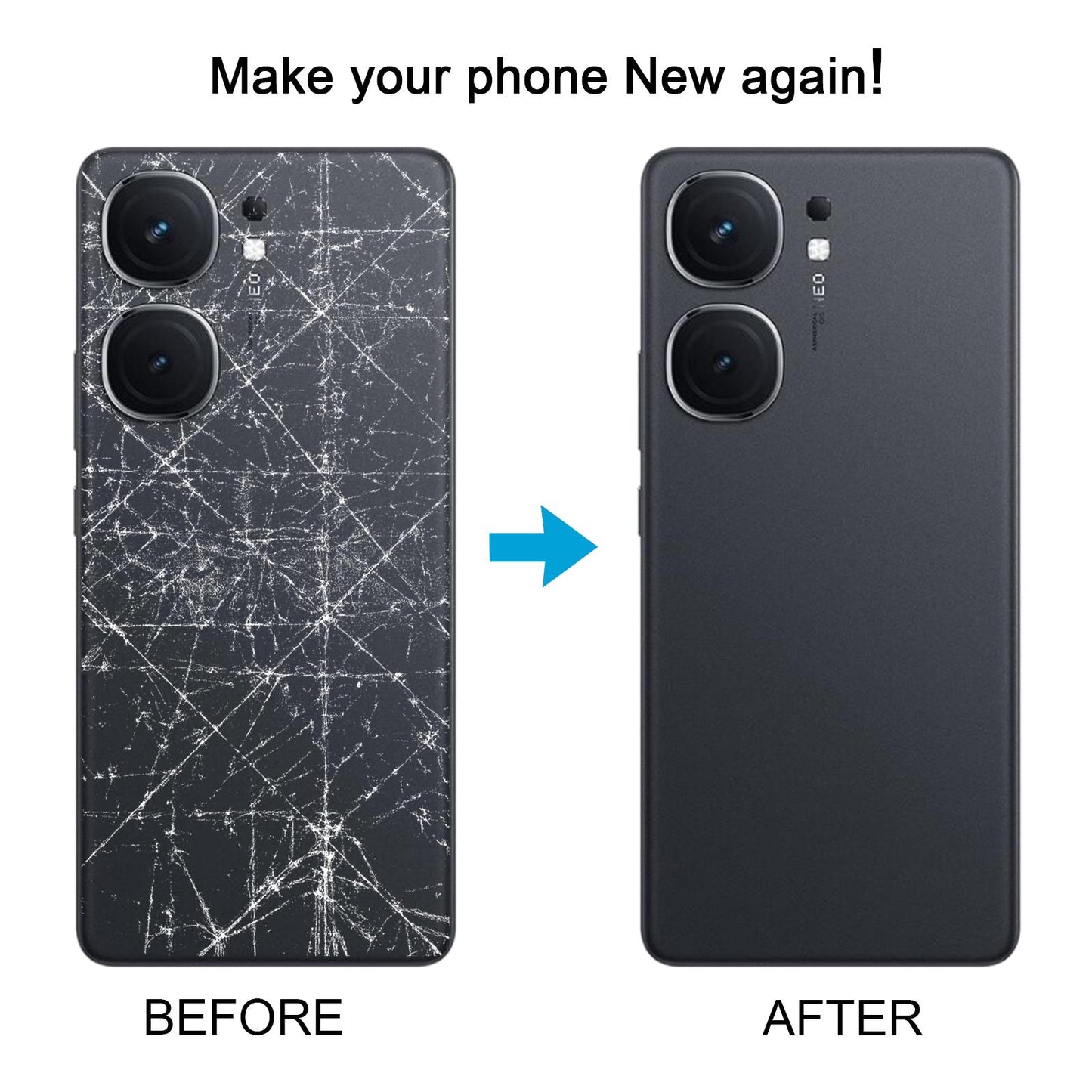 For vivo iQOO Neo9 OEM Battery Back Cover(Black)