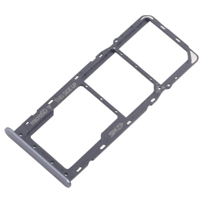 For Nokia C22 Original SIM Card Tray + SIM Card Tray + Micro SD Card Tray (Black)