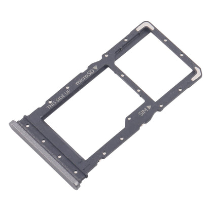 For Nokia C110 Original SIM Card Tray + Micro SD Card Tray (Black)