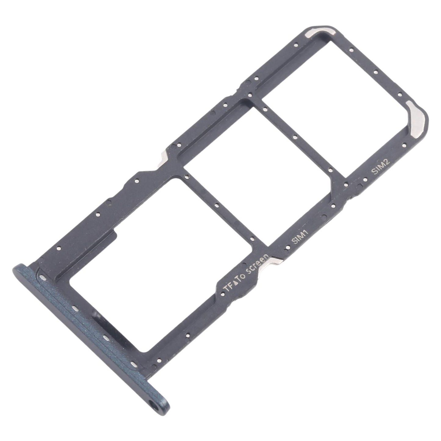For Nokia G11 Original SIM Card Tray + SIM Card Tray + Micro SD Card Tray (Black)