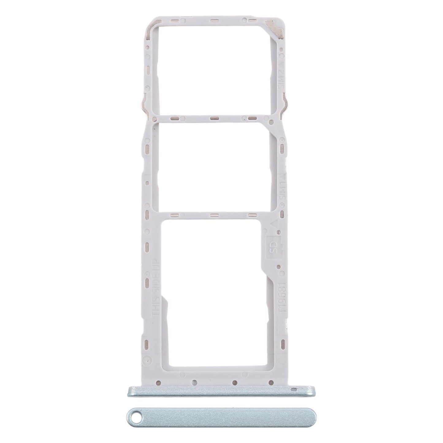 For Nokia C31 Original SIM Card Tray + SIM Card Tray + Micro SD Card Tray (Blue)