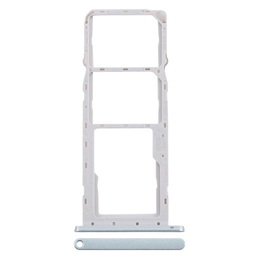 For Nokia C31 Original SIM Card Tray + SIM Card Tray + Micro SD Card Tray (Blue)