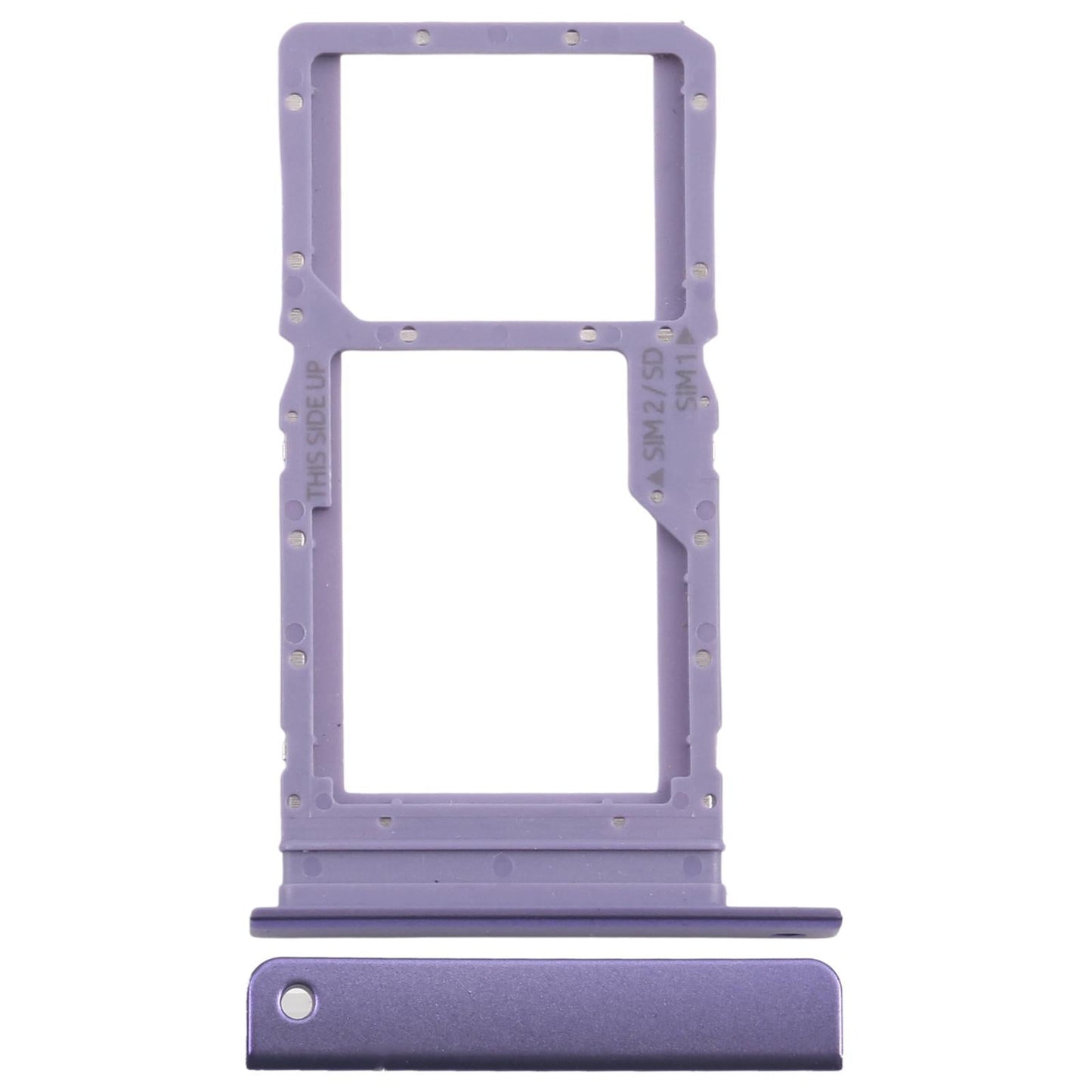 For Nokia G42 Original SIM Card Tray + SIM Card Tray / Micro SD Card Tray (Purple)
