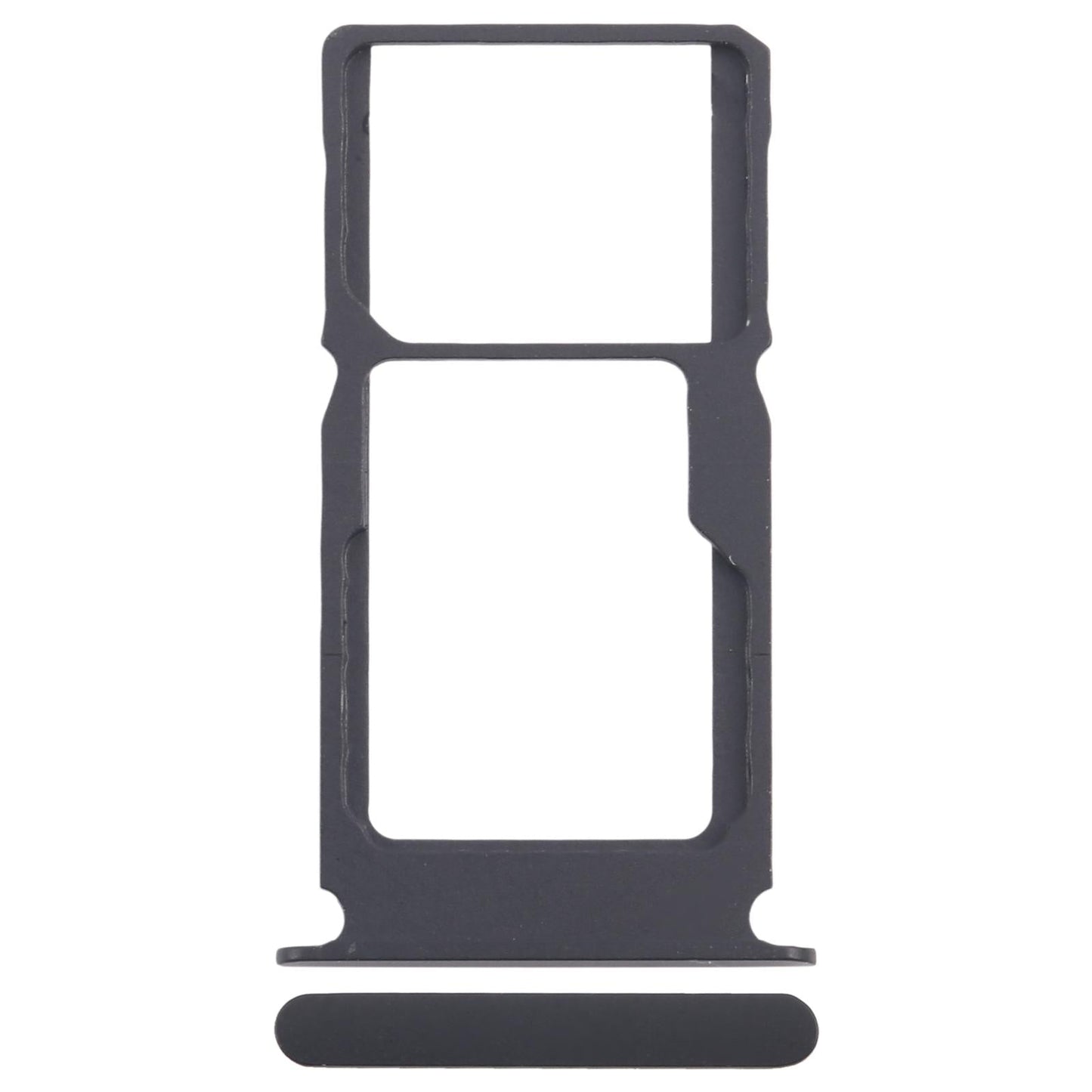 For Nokia G50 Original SIM Card Tray + SIM Card Tray / Micro SD Card Tray (Black)
