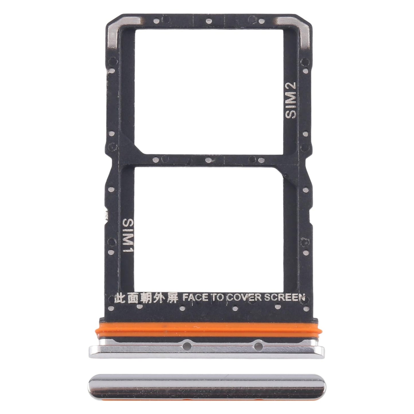 For Xiaomi Mix Fold 4 Original SIM Card Tray + SIM Card Tray (Silver)