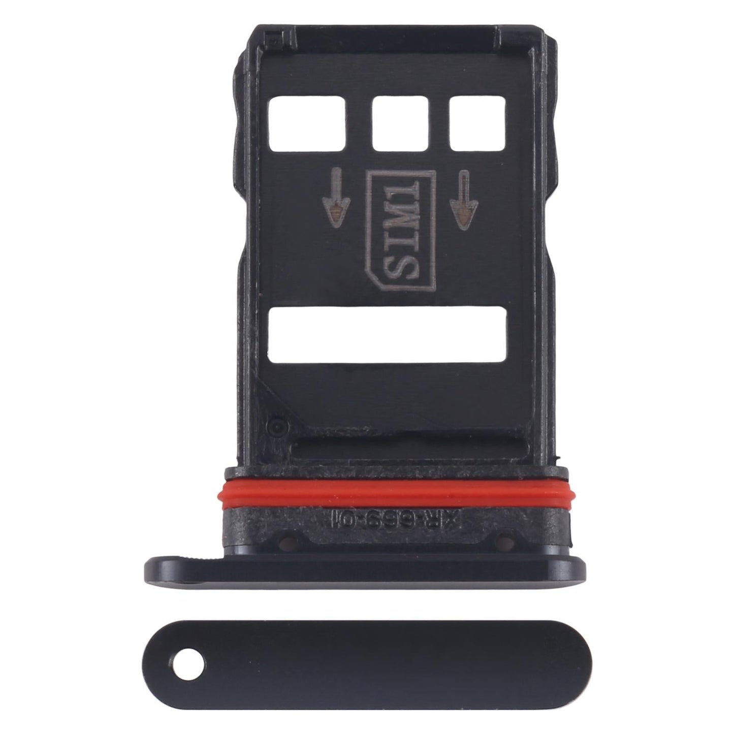 For ZTE nubia RedMagic 6 NX669J SIM Card Tray + SIM Card Tray (Black)