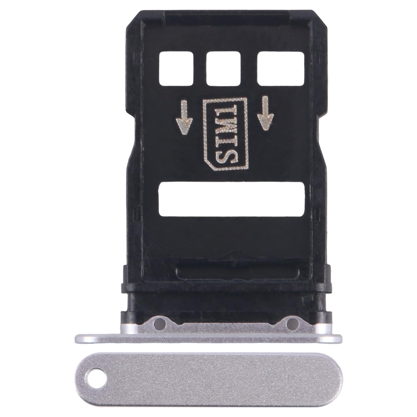 For ZTE nubia RedMagic 8 Pro+ SIM Card Tray + SIM Card Tray (Silver)