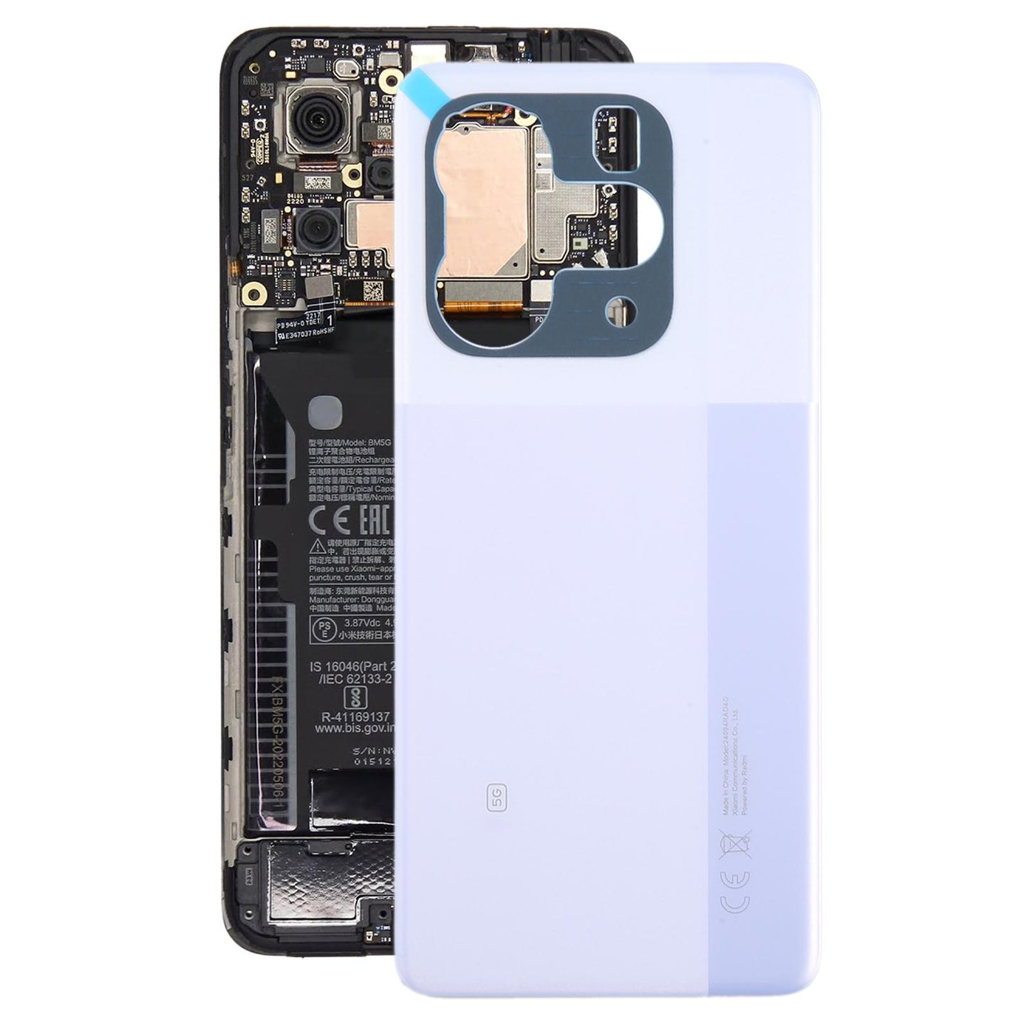 For Xiaomi Redmi Note 14 5G Original Battery Back Cover(Purple)