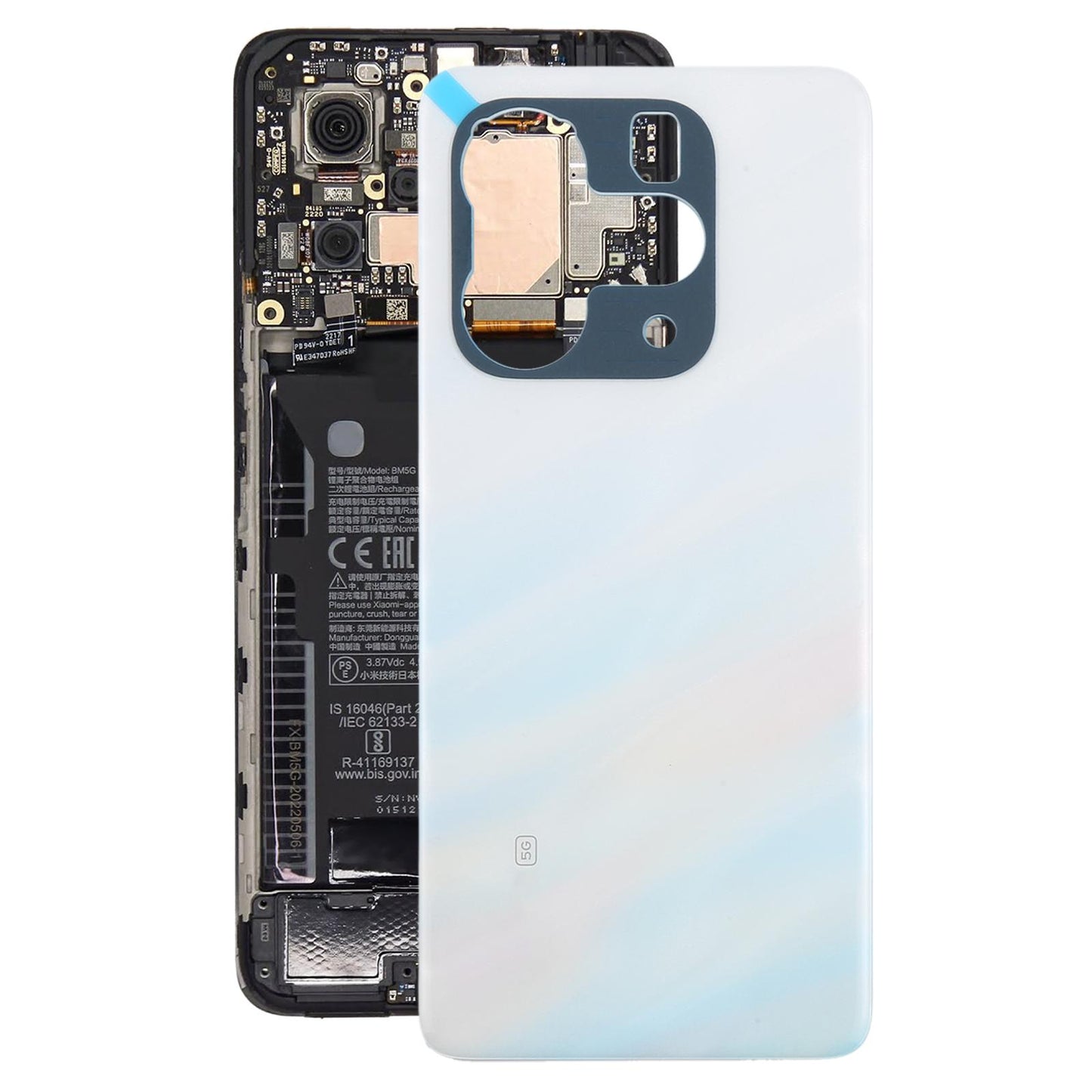 For Xiaomi Redmi Note 14 5G Original Battery Back Cover(White)