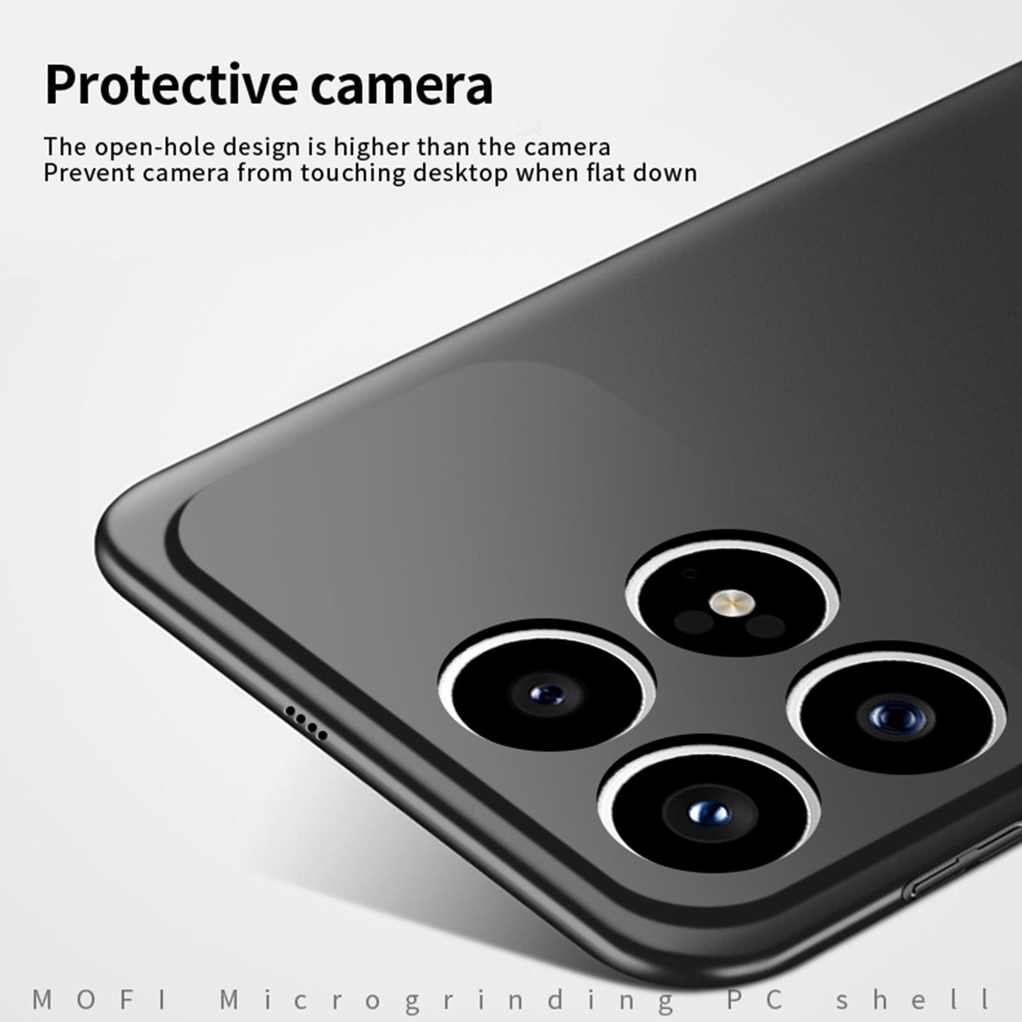 For Redmi K90 / Poco F8 Pro MOFI Micro-Frosted PC Ultra-thin Hard Phone Case(Blue)