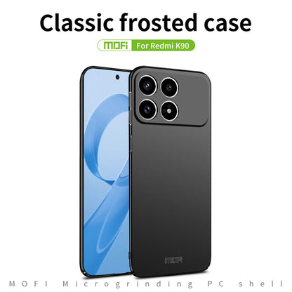 For Redmi K90 / Poco F8 Pro MOFI Micro-Frosted PC Ultra-thin Hard Phone Case(Red)