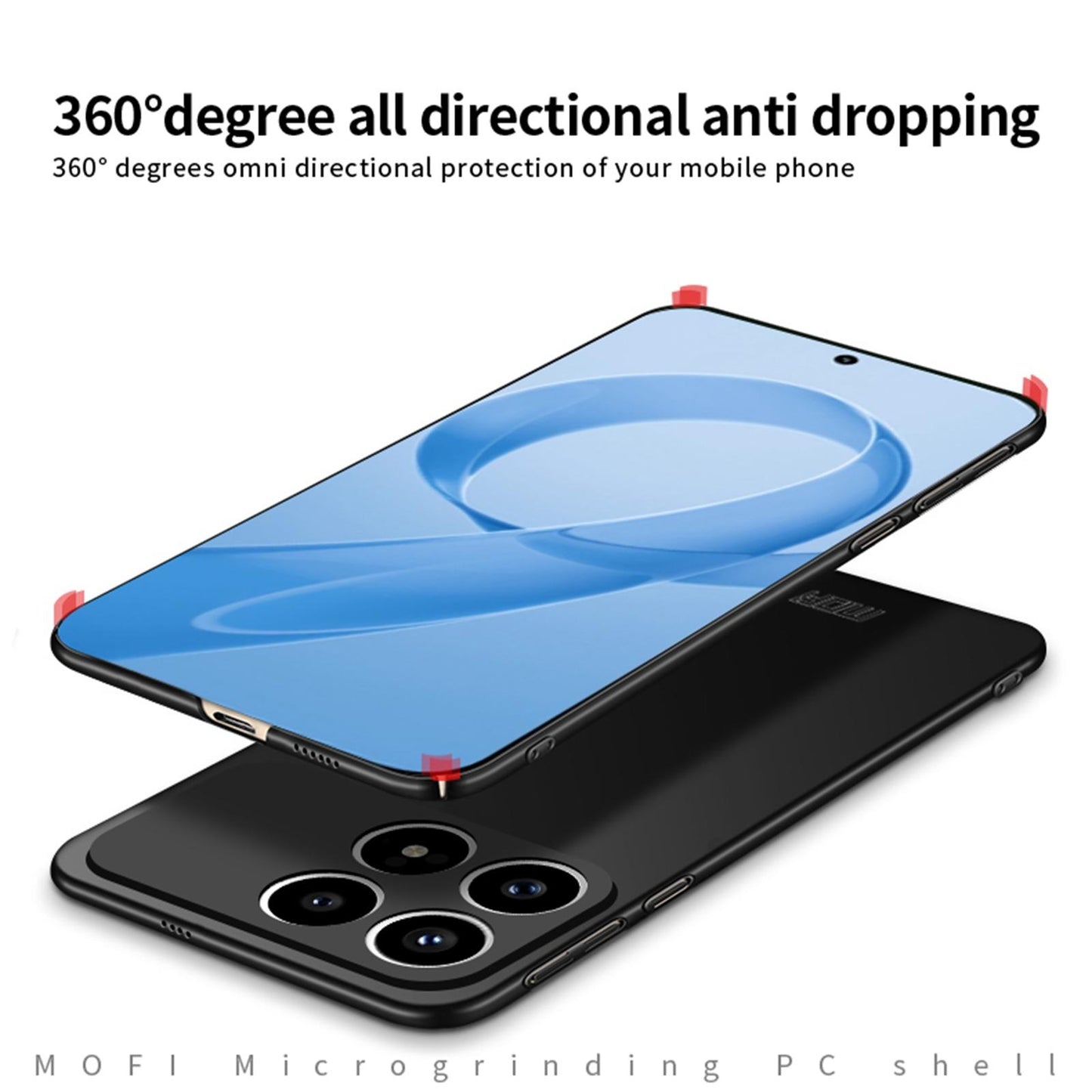 For Redmi K90 / Poco F8 Pro MOFI Micro-Frosted PC Ultra-thin Hard Phone Case(Red)