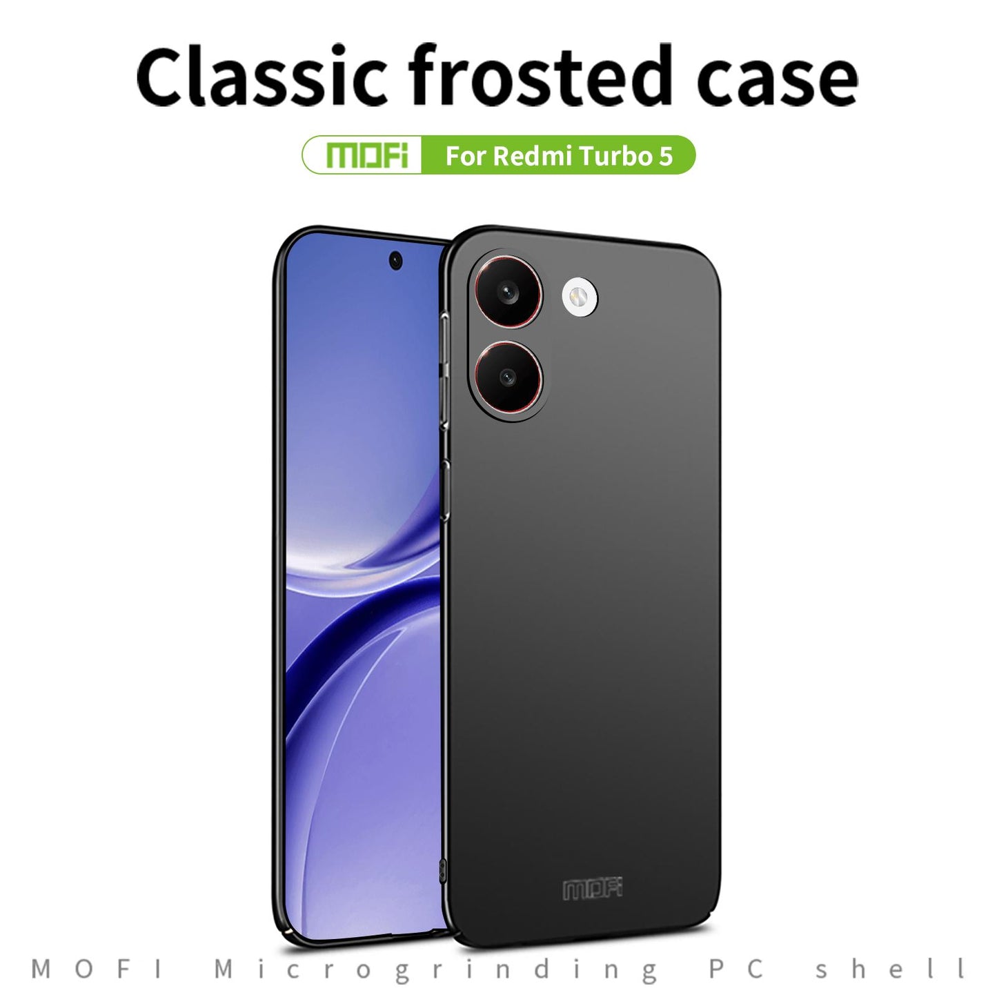 For Redmi Turbo 5 / Poco X8 Pro MOFI Micro-Frosted PC Ultra-thin Hard Phone Case(Red)