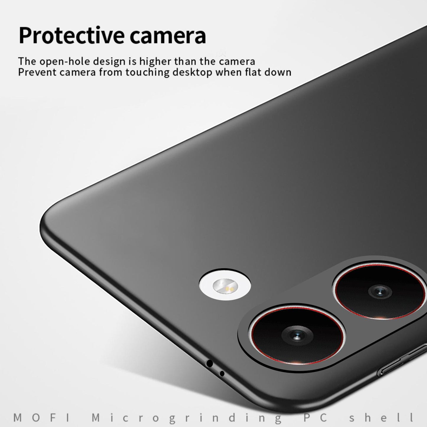 For Redmi Turbo 5 / Poco X8 Pro MOFI Micro-Frosted PC Ultra-thin Hard Phone Case(Red)
