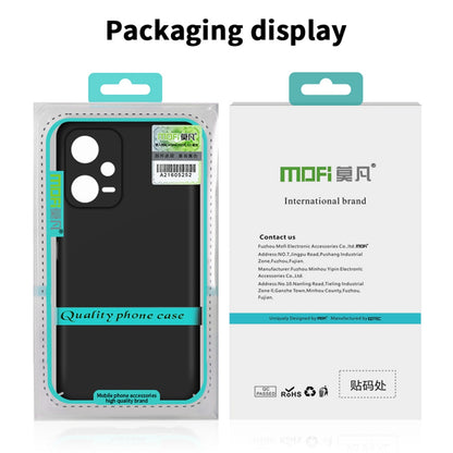 For Redmi Turbo 5 / Poco X8 Pro MOFI Micro-Frosted PC Ultra-thin Hard Phone Case(Black)