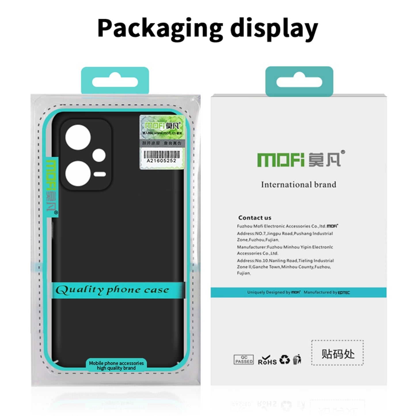 For Redmi Turbo 5 / Poco X8 Pro MOFI Micro-Frosted PC Ultra-thin Hard Phone Case(Red)