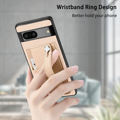 For Google Pixel 11 Pro XL Wristband Kickstand Card Wallet Back Cover Phone Case with Tool Knife - Black - SYA002231010A