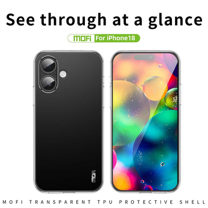 For iPhone 18 MOFI Ming Series Ultra-thin TPU Phone Case(Transparent)