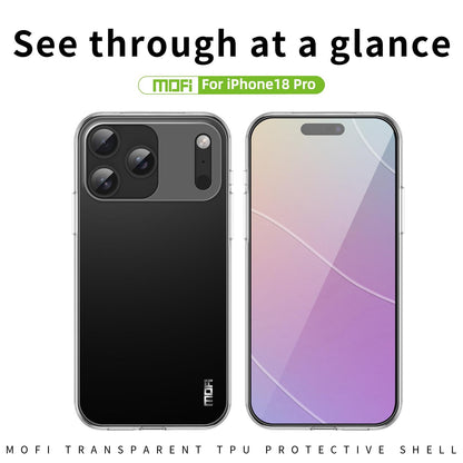For iPhone 18 Pro MOFI Ming Series Ultra-thin TPU Phone Case(Transparent)
