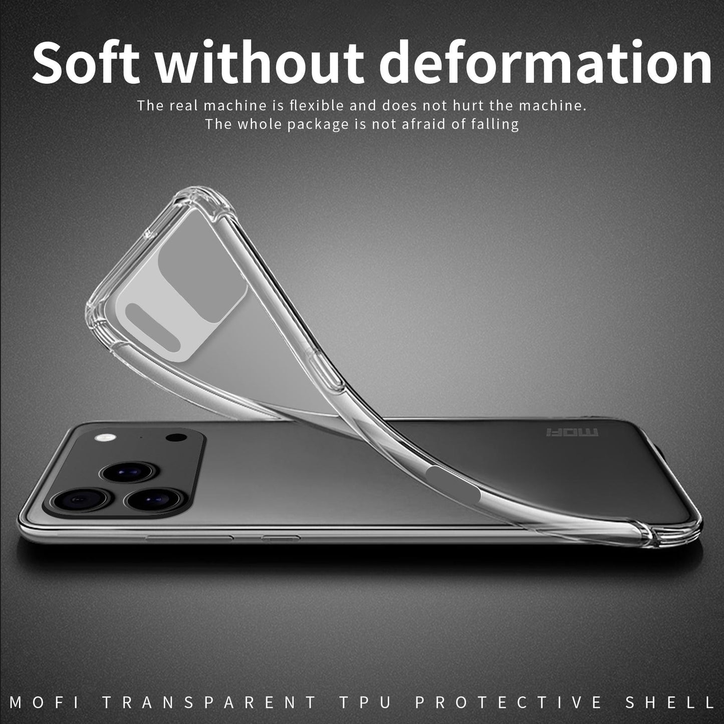 For iPhone 18 Pro MOFI Ming Series Ultra-thin TPU Phone Case(Transparent)