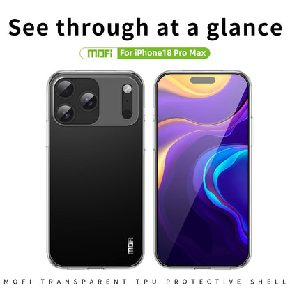 For iPhone 18 Pro Max MOFI Ming Series Ultra-thin TPU Phone Case(Transparent)