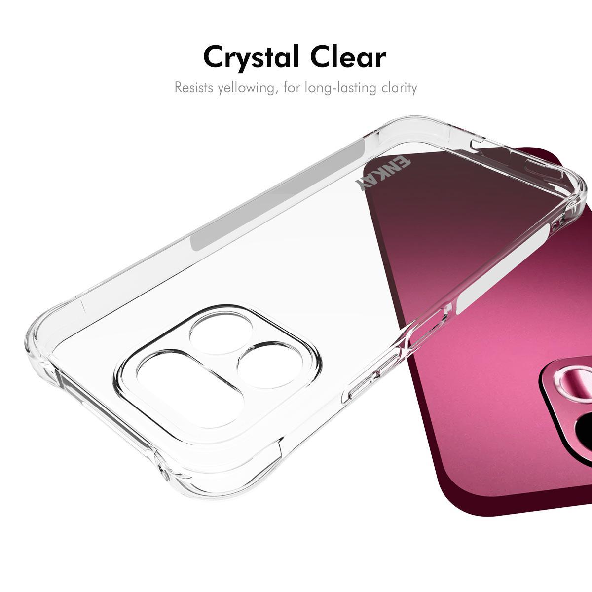 For Realme 16T 5G ENKAY Transparent TPU Shockproof Anti-slip Phone Case - Default - SYA002243323