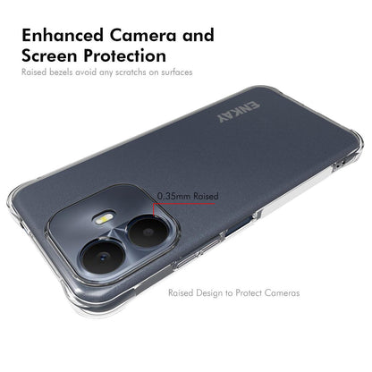 For TCL K70 Power 4G ENKAY Hat-Prince Transparent TPU Shockproof Phone Case - Default - SYA002243412