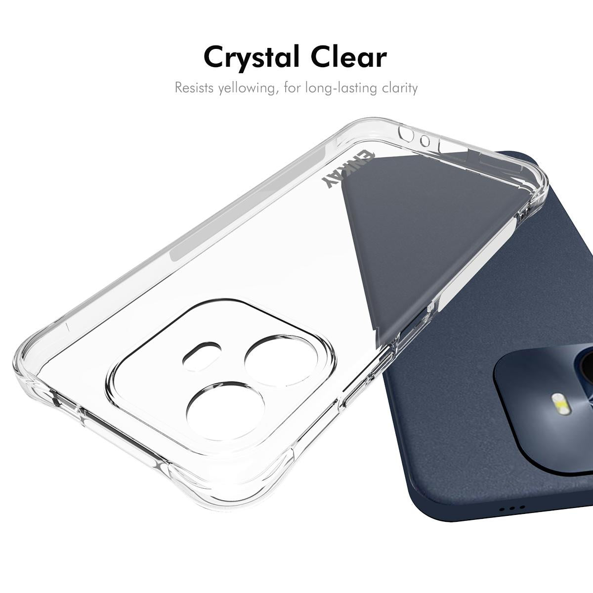 For TCL K70 Power 4G ENKAY Hat-Prince Transparent TPU Shockproof Phone Case - Default - SYA002243412
