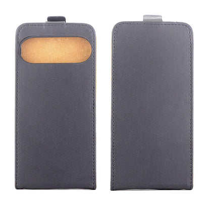 For Google Pixel 11 Pro XL Vertical Flip Leather Phone Case with Card Slot - Black - SYA002253516A