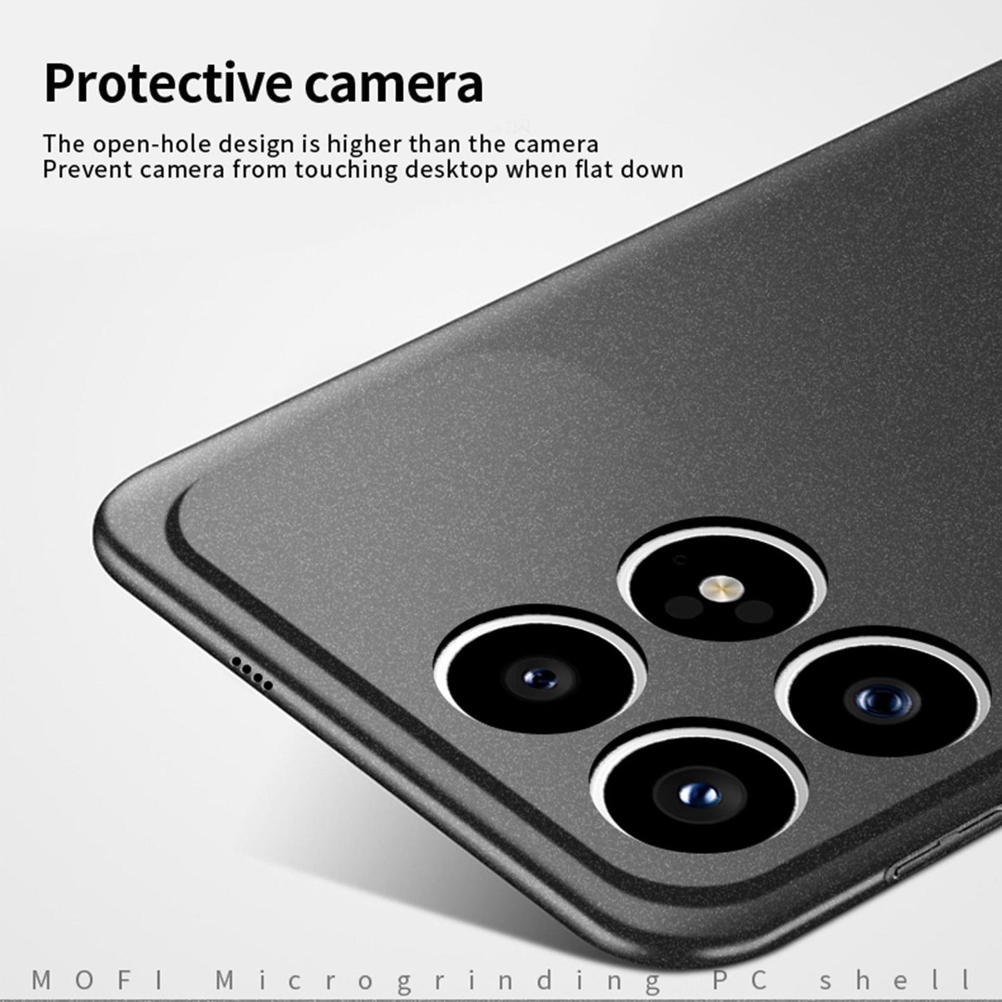 For Redmi K90 MOFI Fandun Series Frosted PC Ultra-thin All-inclusive Phone Case(Green)