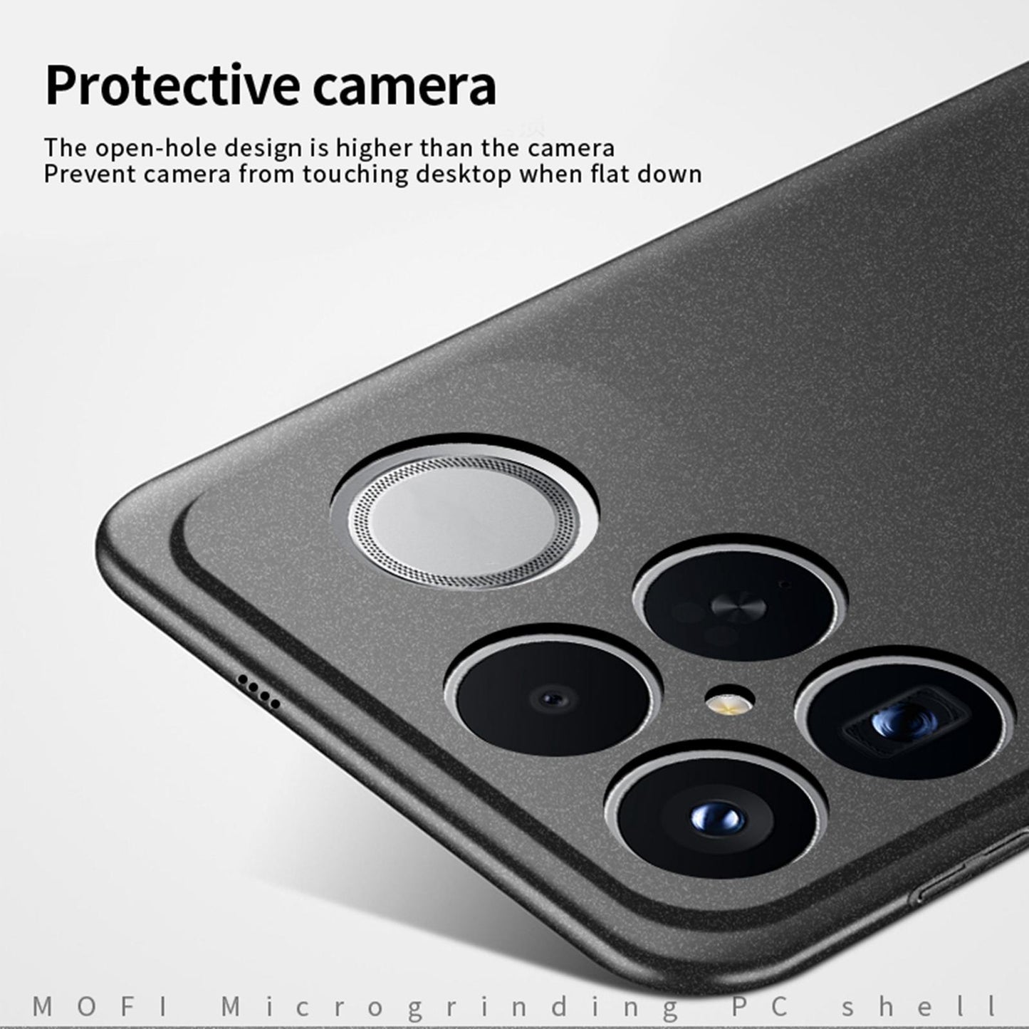 For Redmi K90 Pro Max MOFI Fandun Series Frosted PC Ultra-thin All-inclusive Phone Case(Gray)