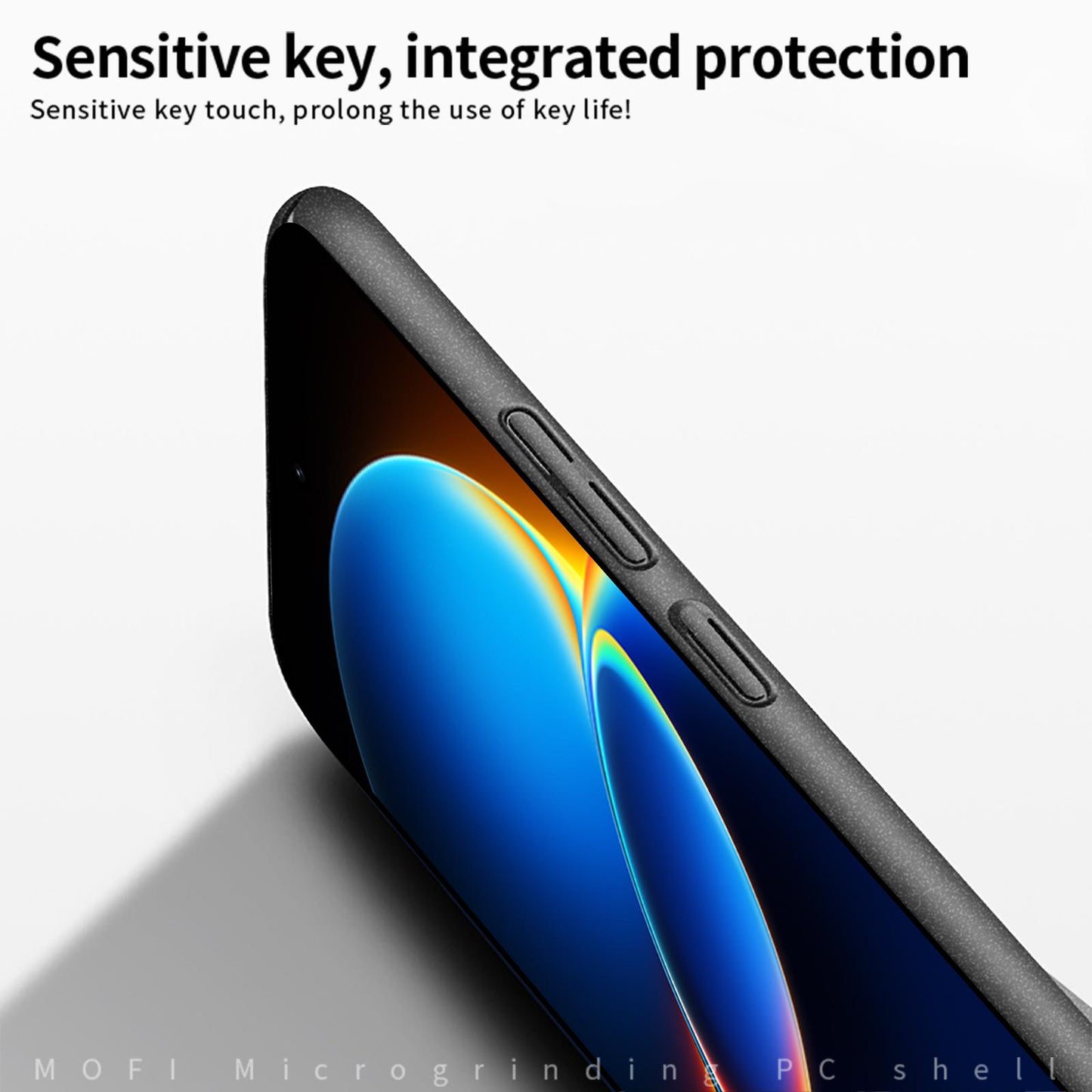 For Redmi K90 Max 5G MOFI Fandun Series Frosted PC Ultra-thin All-inclusive Phone Case(Gray)