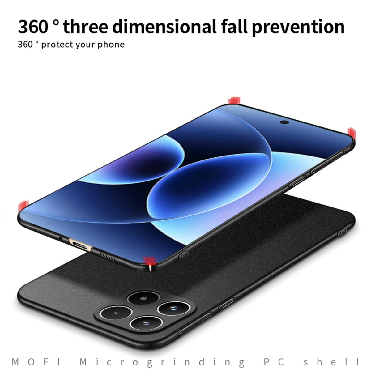 For Xiaomi 17 Max MOFI Fandun Series Frosted PC Ultra-thin All-inclusive Phone Case - Red - SYA002283932E