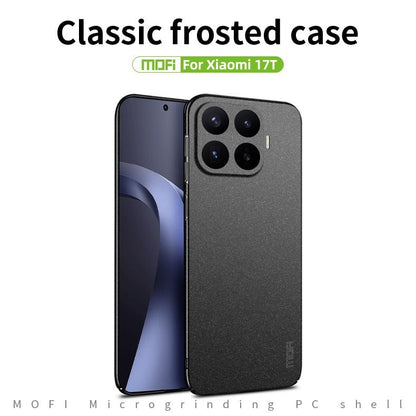 For Xiaomi 17T 5G MOFI Fandun Series Frosted PC Ultra-thin All-inclusive Phone Case(Blue)
