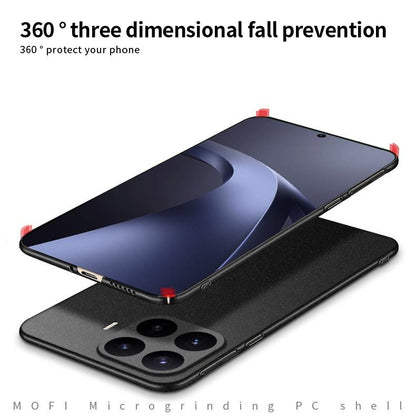 For Xiaomi 17T 5G MOFI Fandun Series Frosted PC Ultra-thin All-inclusive Phone Case(Red)