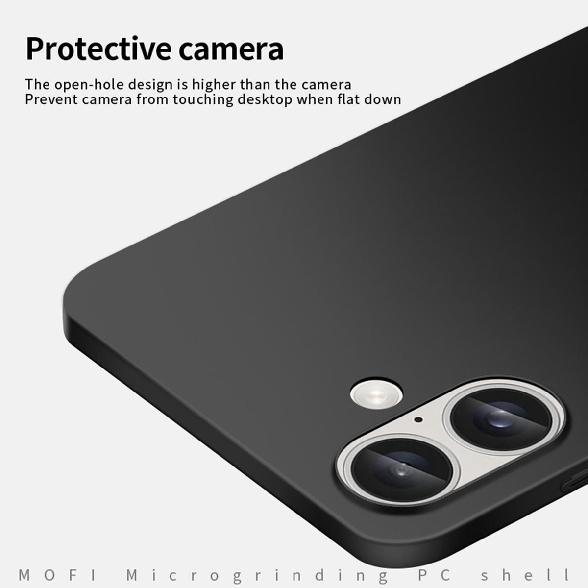 For iPhone 18 MOFI Frosted PC Ultra-thin Hard Phone Case - Red - SYA002286814C