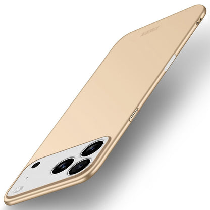 For iPhone 18 Pro MOFI Frosted PC Ultra-thin Hard Phone Case - Gold - SYA002286815D