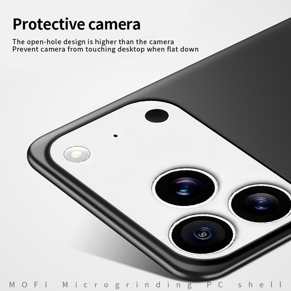 For iPhone 18 Pro Max MOFI Frosted PC Ultra-thin Hard Phone Case - Rose Gold - SYA002286816E
