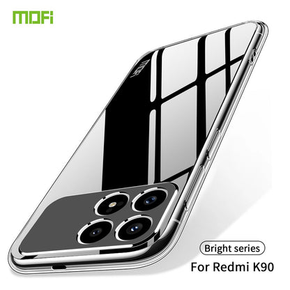For Xiaomi Redmi K90 MOFI Ming Series Ultra-thin TPU Phone Case(Transparent)