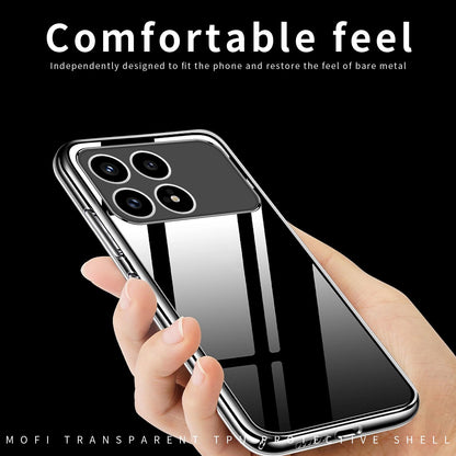 For Xiaomi Redmi K90 MOFI Ming Series Ultra-thin TPU Phone Case(Transparent)