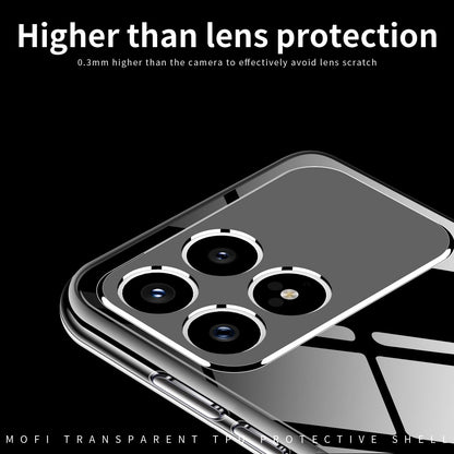 For Xiaomi Redmi K90 MOFI Ming Series Ultra-thin TPU Phone Case(Transparent)