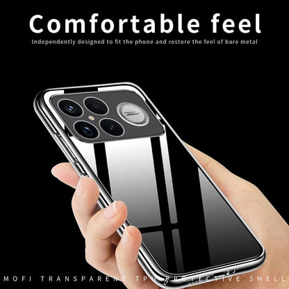 For Redmi K90 Pro Max / Poco F8 Ultra MOFI Ming Series Ultra-thin TPU Phone Case(Transparent)