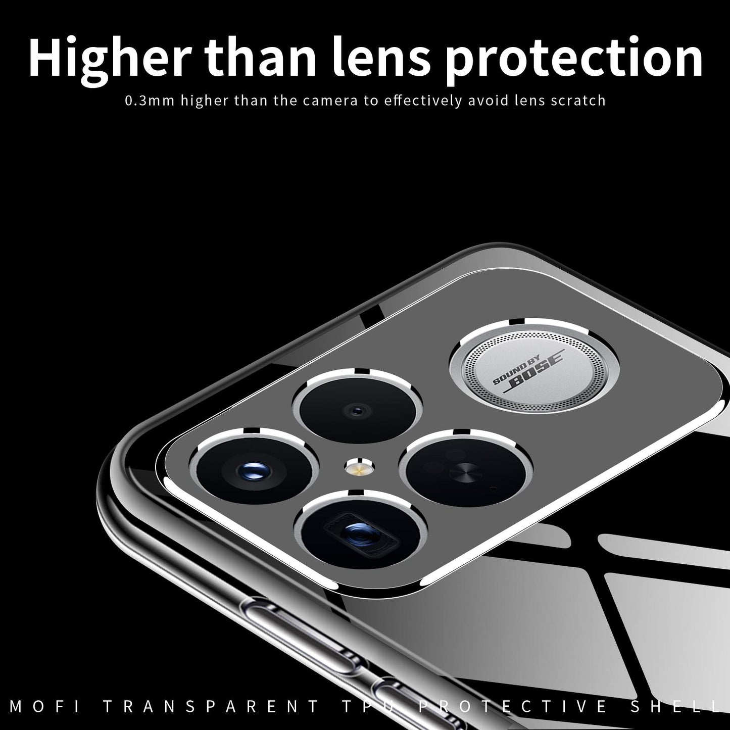 For Redmi K90 Pro Max / Poco F8 Ultra MOFI Ming Series Ultra-thin TPU Phone Case(Transparent)