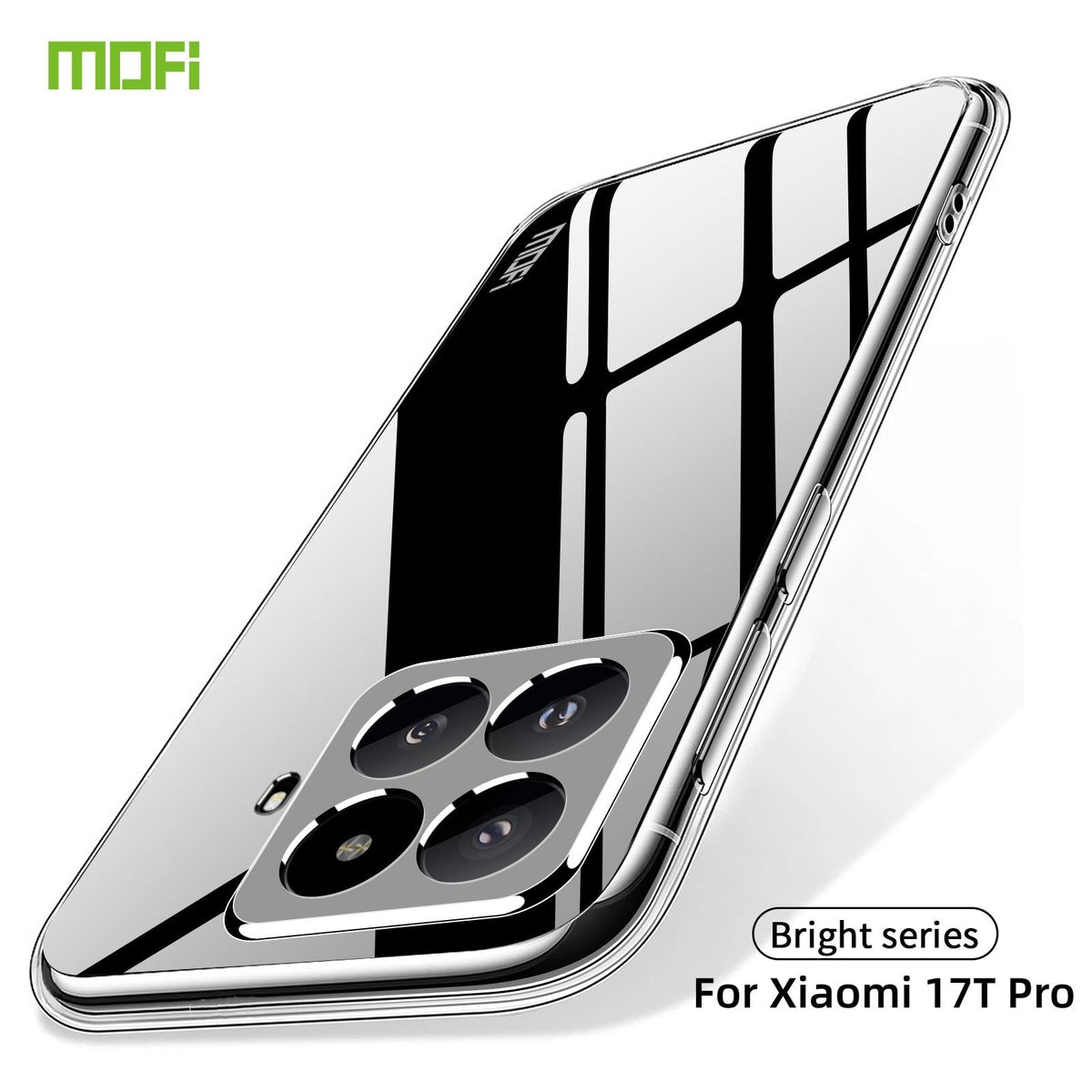 For Xiaomi 17T Pro 5G MOFI Ming Series Ultra-thin TPU Phone Case - Transparent - SYA002295449A