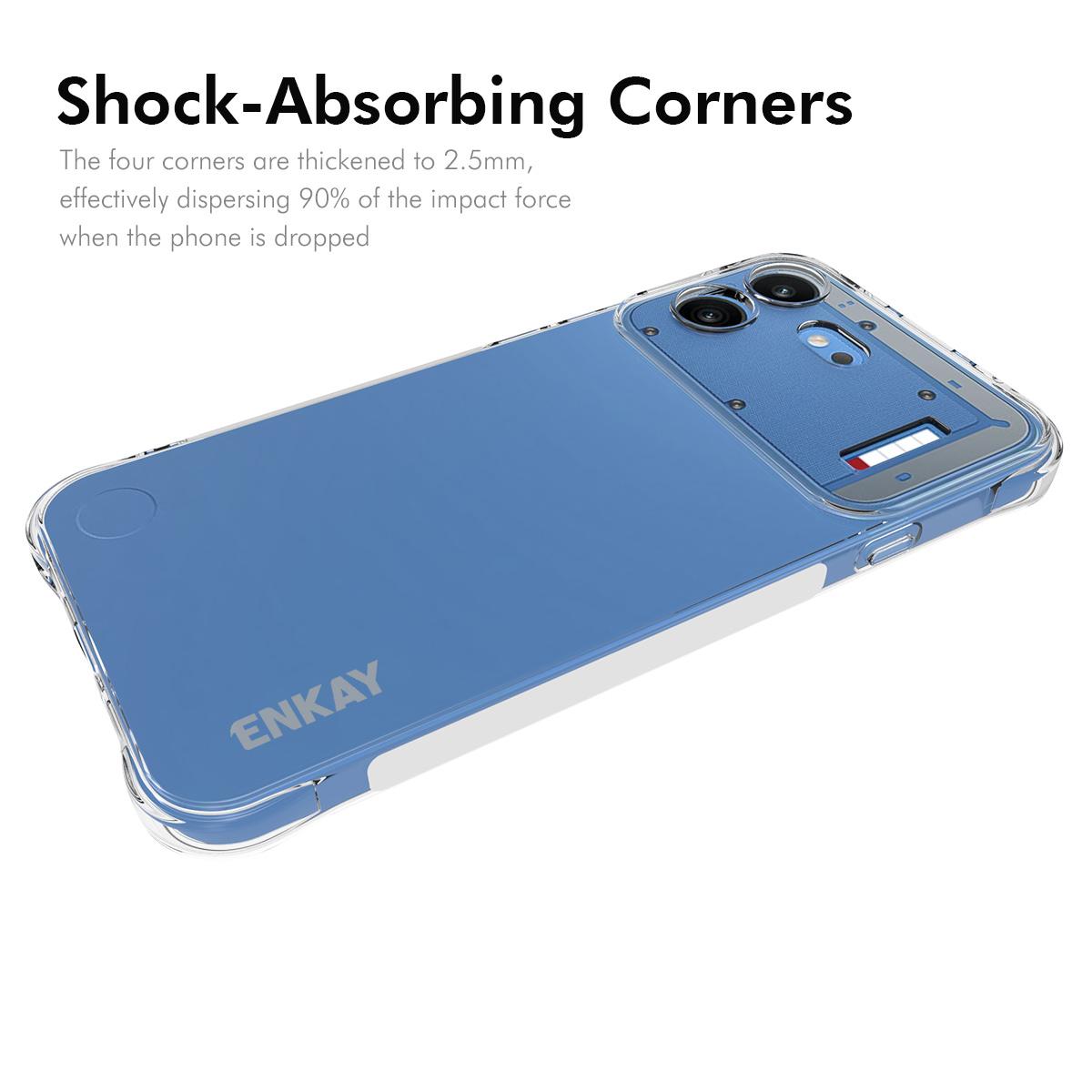 For Nothing Phone 4b ENKAY Hat-Prince Transparent TPU Shockproof Phone Case - Default - SYA002296008